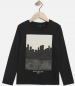 Preview: IKKS garcon city black longsleeve noir